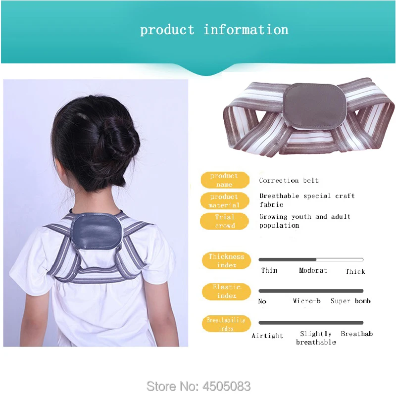 Profesional Child Boy Girl Adjustable Back Chest Support Belt Posture Corrector Shoulder Brace Tape Posture Correct
Profesional Child Boy Girl Adjustable Back Chest Support Belt Posture Corrector Shoulder Brace Tape Posture Correct