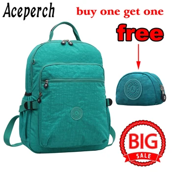 ACEPERCH Casual College Backpack for Teenage Nylon Laptop Backpack Women Canvas Girls Backpack School Student Book Bag
ACEPERCH Casual College Backpack for Teenage Nylon Laptop Backpack Women Canvas Girls Backpack School Student Book Bag