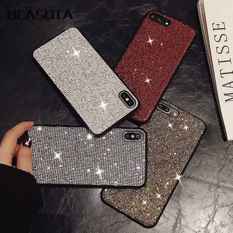 Luxury Bling Glitter Shining Flash Powder case For iPhone XS MAX XR X 7 Plus 6 6S 8 Plus PC Hard Phone Back cover Capa
Luxury Bling Glitter Shining Flash Powder case For iPhone XS MAX XR X 7 Plus 6 6S 8 Plus PC Hard Phone Back cover Capa
