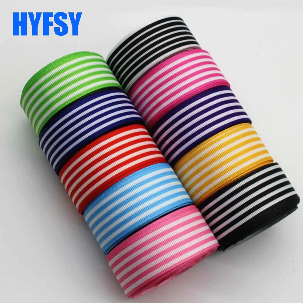 hyfsy 10027 7/8 22 1 '25 mm Striped ribbon DIY handmade hair bow material gift packaging Grosgrain ribbons tape
hyfsy 10027 7/8 22 1 '25 mm Striped ribbon DIY handmade hair bow material gift packaging Grosgrain ribbons tape