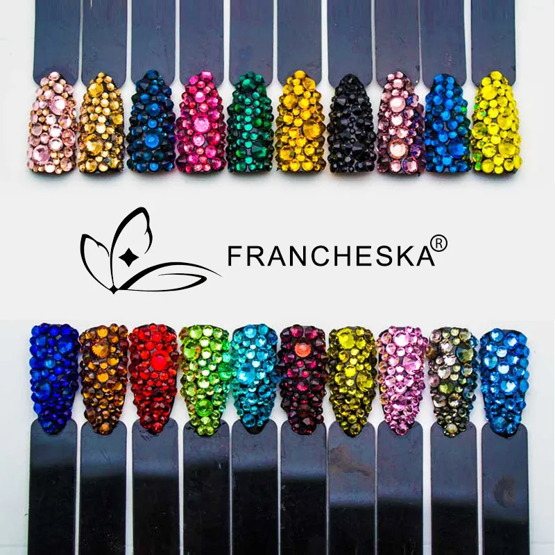 Francheska Crystal Clear Nail Art Decoration Flatback Rhinestone Jewelry Rhinestones Nails 3D Nail Gel Glue nails art dekor
Francheska Crystal Clear Nail Art Decoration Flatback Rhinestone Jewelry Rhinestones Nails 3D Nail Gel Glue nails art dekor