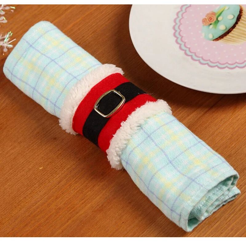 4pcs/lot Gift Holders Christmas Belt Buckle Fastener Napkin Rings Napkin Holder Party Banquet Dinner Tableware Christmas Decor
4pcs/lot Gift Holders Christmas Belt Buckle Fastener Napkin Rings Napkin Holder Party Banquet Dinner Tableware Christmas Decor