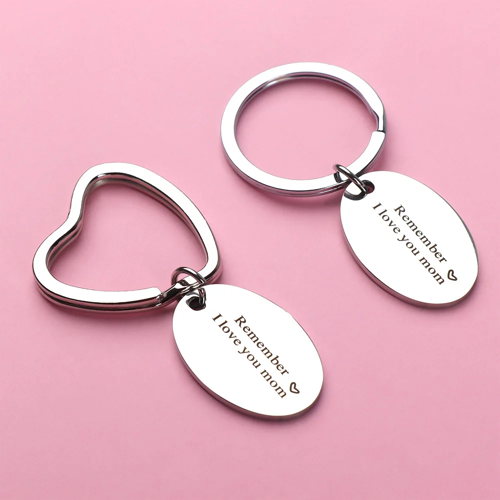 Stainless Steel Letter Key Rings Remember I love you mom Key Chain Creative Mother's Gift Women Jewelry
Stainless Steel Letter Key Rings Remember I love you mom Key Chain Creative Mother's Gift Women Jewelry