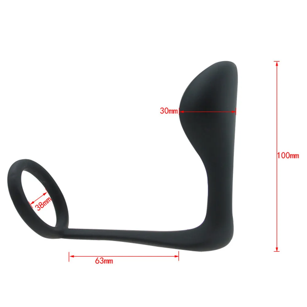 Sex Toy Silicone Anal Plug Of The Male Prostate Double Penny Butt Plug Penis Massager Erotic Toys Sexo Fetish