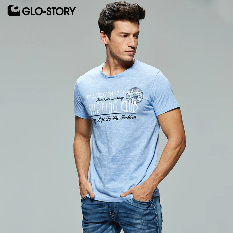 GLO-STORY Men's 2019 New 100% Cotton Letter Print Casual Streetwear Style T-shirt Fashion Summer Skateboard Tshirt MPO-7332
GLO-STORY Men's 2019 New 100% Cotton Letter Print Casual Streetwear Style T-shirt Fashion Summer Skateboard Tshirt MPO-7332
