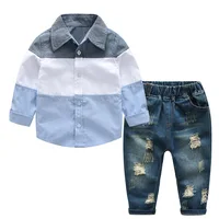 Children Clothing 2018 Autumn Winter Boys Clothes T-shirt+Pant 2pcs Outfit Kids Clothes Boys Suit For Toddler Boys Clothing Sets image