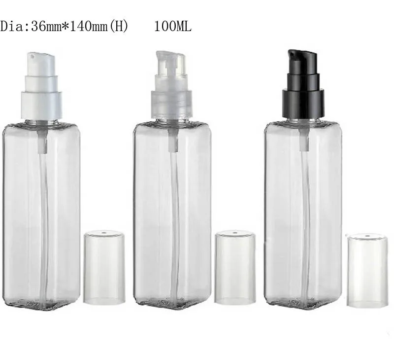 24 x 100ml Square Clear Lotion Pump Bottle Transparent Plastic Shampoo Cream Cosmetic Bottle with White Black Clear Pump
24 x 100ml Square Clear Lotion Pump Bottle Transparent Plastic Shampoo Cream Cosmetic Bottle with White Black Clear Pump