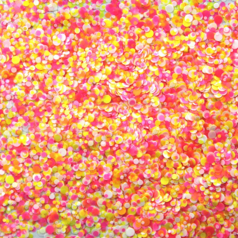 500Gram/lot Round Neon Glitter Yellow Pink White colors Shiny Metallic Nail Art Resin Slime Decoden Supplies 1mm2mm3mm YMP-22
500Gram/lot Round Neon Glitter Yellow Pink White colors Shiny Metallic Nail Art Resin Slime Decoden Supplies 1mm2mm3mm YMP-22