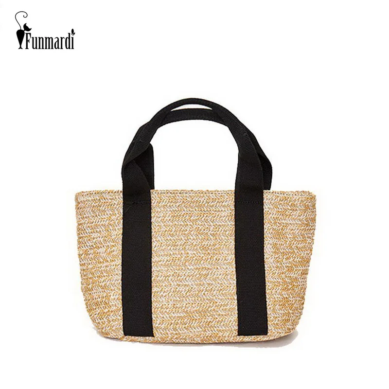 FUNMARDI New Bohemian Straw Bag For Women Beach Bag Summer Women Handbags Small Bag Canvas handle Patchwork Casual Tote WLHB1879
FUNMARDI New Bohemian Straw Bag For Women Beach Bag Summer Women Handbags Small Bag Canvas handle Patchwork Casual Tote WLHB1879