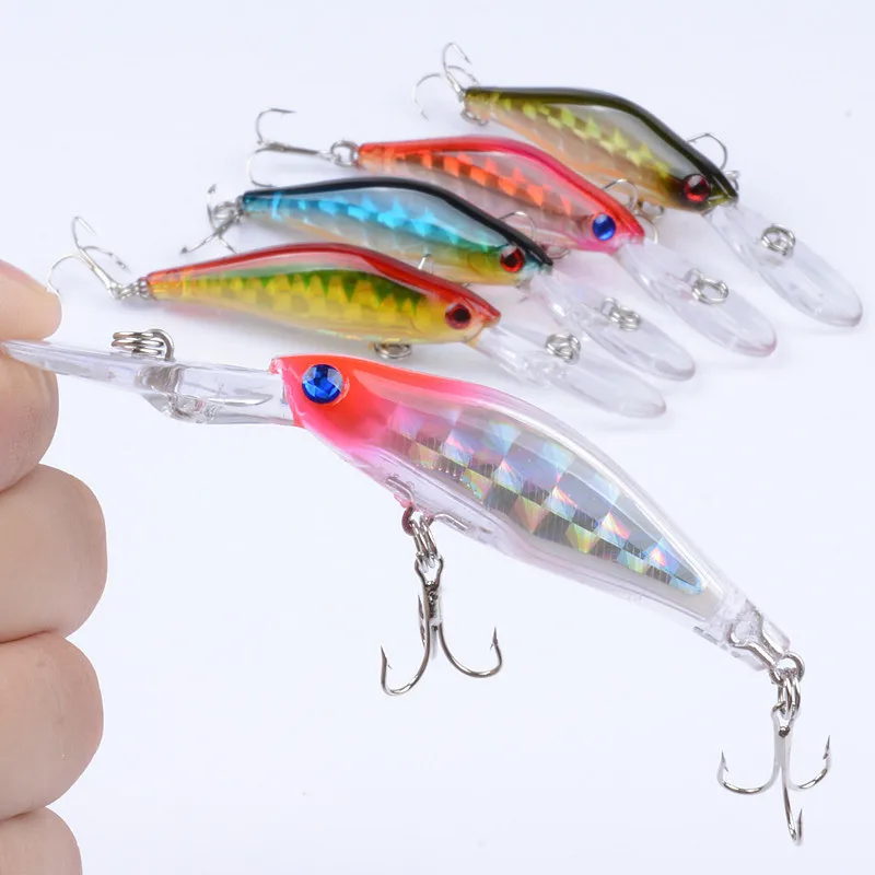 1Pcs Lifelike Laser Minnow Lure Long Lip Wobbler Hard Bait Crankbaits ABS Artificial For Bass Pike Fishing Tackle
1Pcs Lifelike Laser Minnow Lure Long Lip Wobbler Hard Bait Crankbaits ABS Artificial For Bass Pike Fishing Tackle