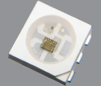 SK9822 RGB full color 5050 LED bead with control IC inside;Double line transmission(CLK and DAT together)
SK9822 RGB full color 5050 LED bead with control IC inside;Double line transmission(CLK and DAT together)