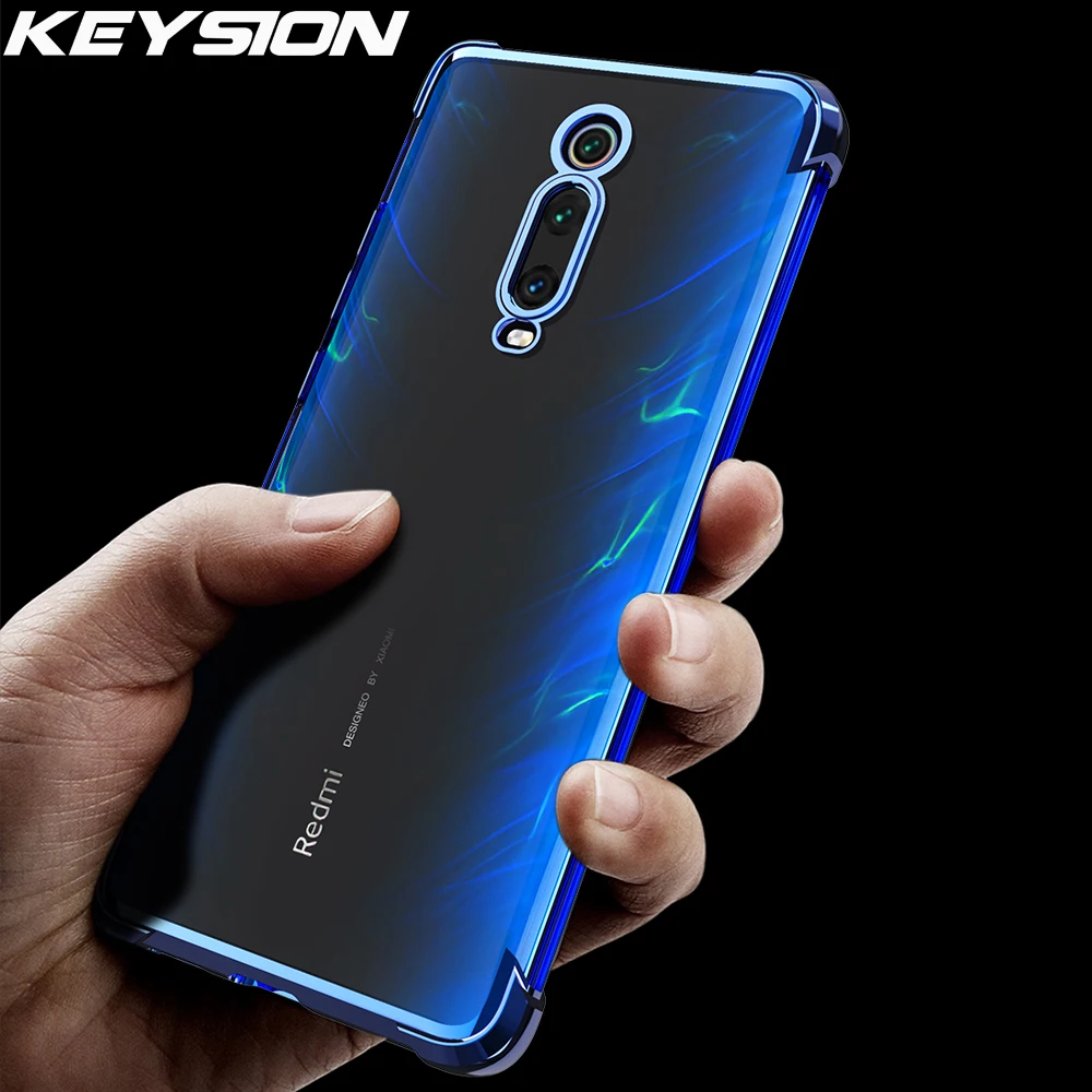 KEYSION Plating Shockproof Case for Redmi K20 K20 Pro K30 Note 8 Anti-knock Clear Back Phone Cover for Xiaomi Mi 9T Mi 9 Lite
KEYSION Plating Shockproof Case for Redmi K20 K20 Pro K30 Note 8 Anti-knock Clear Back Phone Cover for Xiaomi Mi 9T Mi 9 Lite