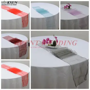 20pcs Lot Organza Table Runner For Wedding Table Cloth Event Party Hotel Decoration
20pcs Lot Organza Table Runner For Wedding Table Cloth Event Party Hotel Decoration