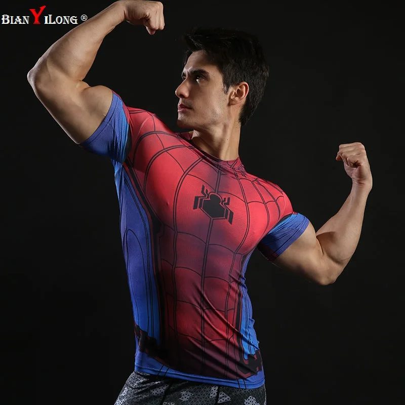 Spider-Man Compression Shirt Mens Tops Skulls 3D Digital Printed Tight Fitness T-shirt Shipping In United States brand BIANILONG
Spider-Man Compression Shirt Mens Tops Skulls 3D Digital Printed Tight Fitness T-shirt Shipping In United States brand BIANILONG