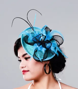 Multiple color Elegant Ladies sinamay fascinator headwear feather party show hair accessories millinery cocktail hats MD16019
Multiple color Elegant Ladies sinamay fascinator headwear feather party show hair accessories millinery cocktail hats MD16019