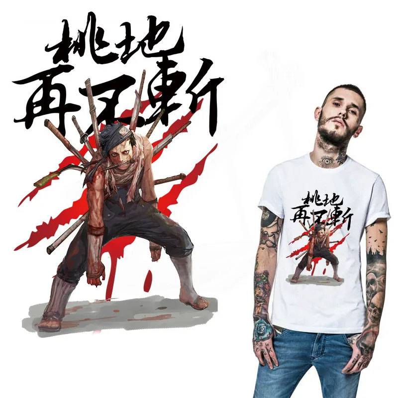 Popular Anime Naruto Iron-On patches for clothes DIY T-shirt clothing Momochi Zabuza patches Thermal transfer sticker
Popular Anime Naruto Iron-On patches for clothes DIY T-shirt clothing Momochi Zabuza patches Thermal transfer sticker