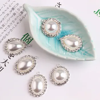 30pcs/lot white pearls/Rhinestone decoration cartoon rounds/Water droplets shape charms diy jewelry earring/necklace pendants
30pcs/lot white pearls/Rhinestone decoration cartoon rounds/Water droplets shape charms diy jewelry earring/necklace pendants