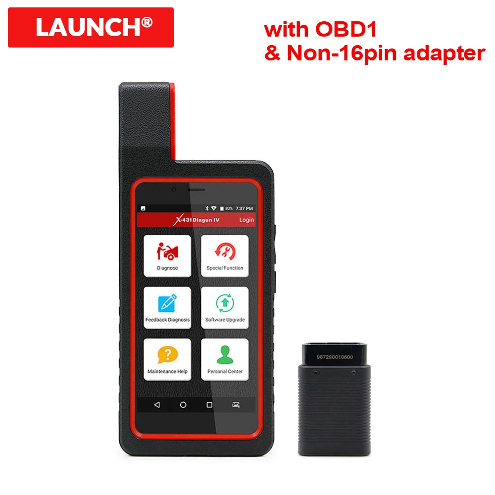 Launch X431 Diagun IV Full set with Old Car OBD1 OBD2 Cable Auto Diagnostic Tool 2 yearsFree Update X-431 Diagun 4 Scanner
Launch X431 Diagun IV Full set with Old Car OBD1 OBD2 Cable Auto Diagnostic Tool 2 yearsFree Update X-431 Diagun 4 Scanner