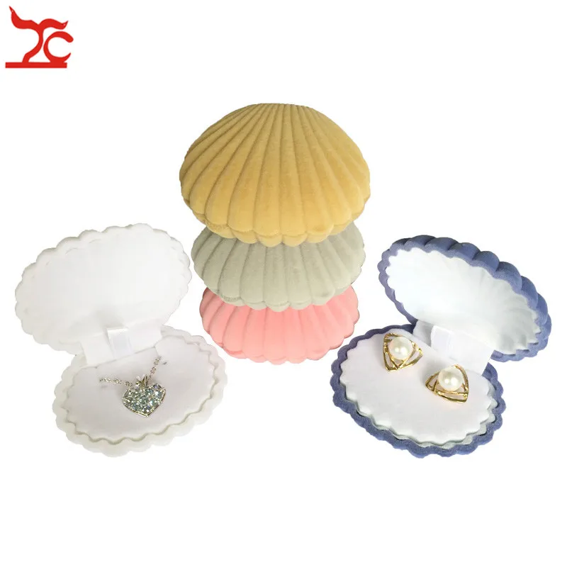 Sale 50Pcs Lovely Shell Shape Velvet Pendant Earring Case Engagement Wedding Party Necklace Jewelry Display Storage Gift Box
Sale 50Pcs Lovely Shell Shape Velvet Pendant Earring Case Engagement Wedding Party Necklace Jewelry Display Storage Gift Box