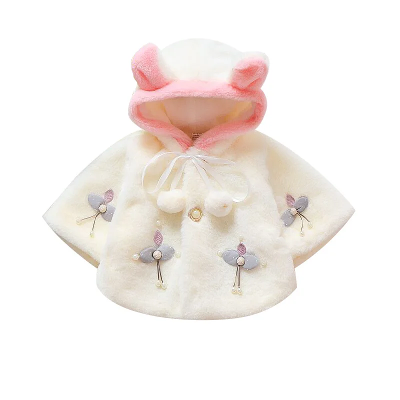 Newborn Baby Fur Coat Girl Cute Rabbit Ear Infant Warm Winter Faux Fur Jacket Shape Autumn Girl Clothes Coat Soft Hooded Cloak
Newborn Baby Fur Coat Girl Cute Rabbit Ear Infant Warm Winter Faux Fur Jacket Shape Autumn Girl Clothes Coat Soft Hooded Cloak