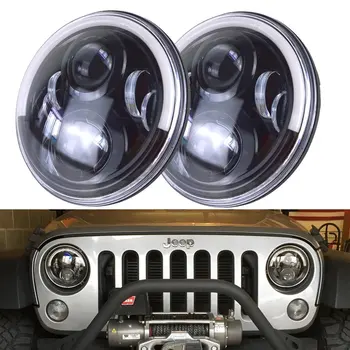 7" inch Round LED Headlights w/DRL Half Halo Angel Eyes Turn Signal lights For Jeep Wrangler JK TJ CJ 1997 ~ 2017 (Pack of 2)
7" inch Round LED Headlights w/DRL Half Halo Angel Eyes Turn Signal lights For Jeep Wrangler JK TJ CJ 1997 ~ 2017 (Pack of 2)