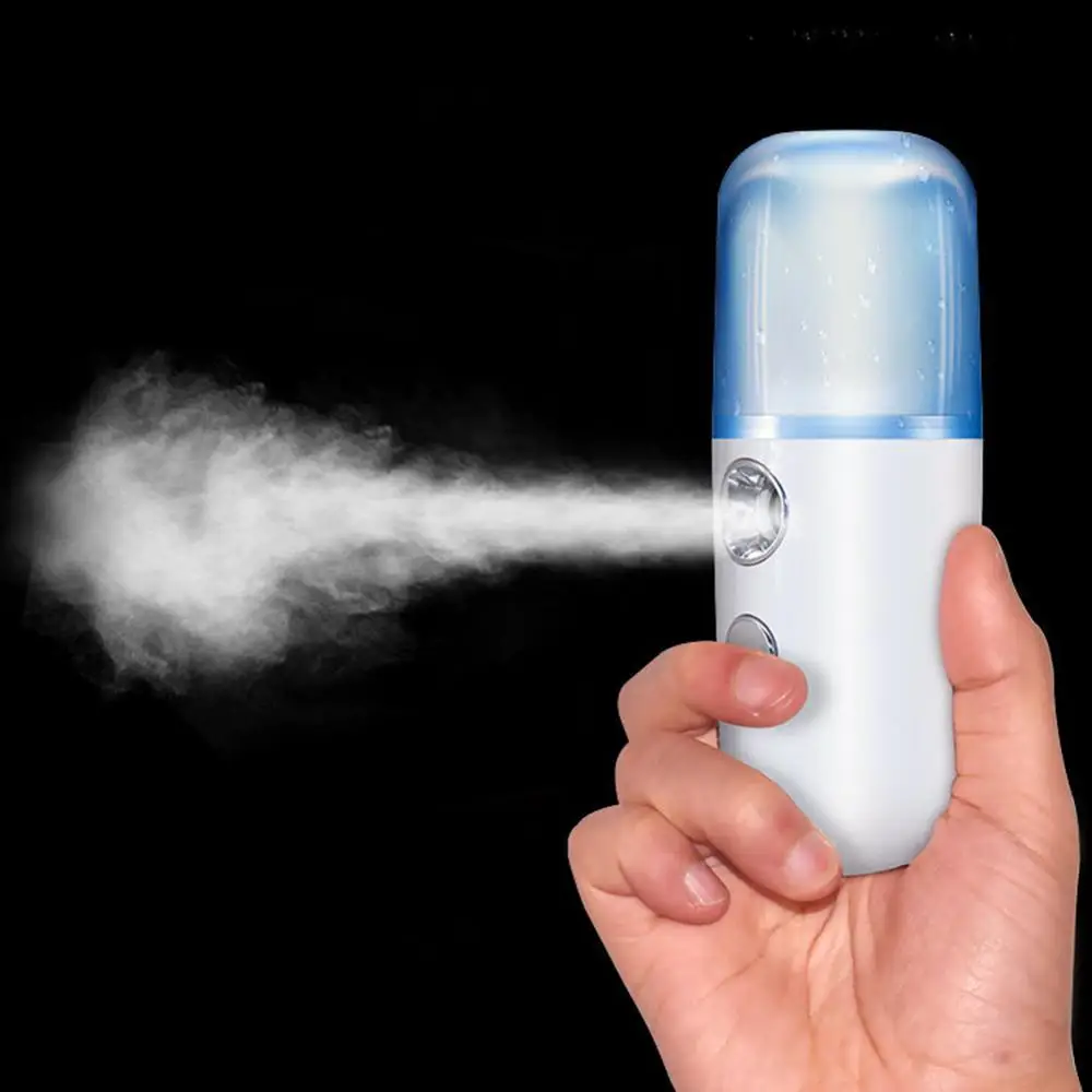 

Portable Nano Spray Mist Handy Facial Steamer Mister USB Rechargeable Face Moisturize Hydrating Sprayer Device Beauty Instrument