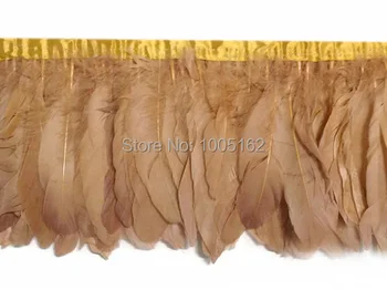 Free shipping 10 meters 6-7inch Light Brown Goose Feather trimming fringe goose feather trim of Light brown color
Free shipping 10 meters 6-7inch Light Brown Goose Feather trimming fringe goose feather trim of Light brown color