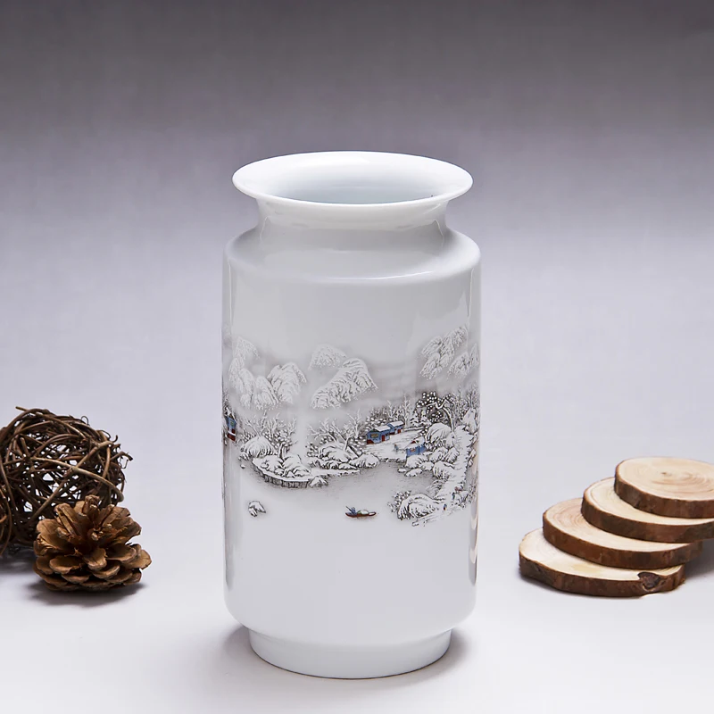 Jingdezhen ceramic vase snow pattern living room wine cabinet antique rack ornaments crafts flower arranging decorations
Jingdezhen ceramic vase snow pattern living room wine cabinet antique rack ornaments crafts flower arranging decorations