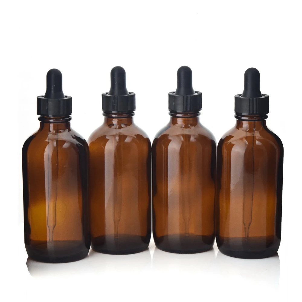 4 X 120ml New Empty 4 Oz Amber Glass Eye Dropper Bottles Boston Round with Pipettes for Essential Oil Aromatherapy Lab Chemicals
4 X 120ml New Empty 4 Oz Amber Glass Eye Dropper Bottles Boston Round with Pipettes for Essential Oil Aromatherapy Lab Chemicals