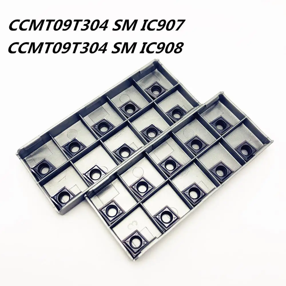 100PCS CCMT09T304 SM IC907/908 high precision metal turning tool carbide insert CNC machine parts Tokarnyy rotatable cutter head
100PCS CCMT09T304 SM IC907/908 high precision metal turning tool carbide insert CNC machine parts Tokarnyy rotatable cutter head