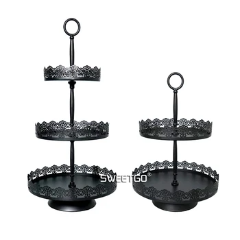 1 Pcs European Iron Black 2 & 3 Tier Fruits Cakes Desserts Plate Stand for Wedding Party Cakecups #1510520
1 Pcs European Iron Black 2 & 3 Tier Fruits Cakes Desserts Plate Stand for Wedding Party Cakecups #1510520