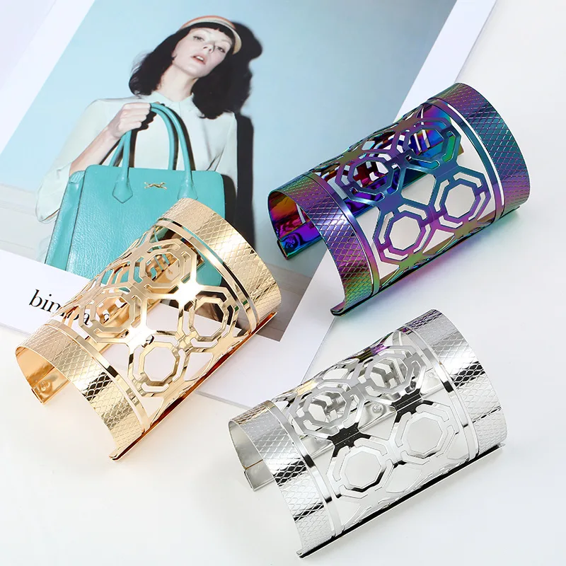 LiuXSP Metal Pattern Vintage Bracelets Splice Round Maxi Twist Bracelet Women Cuff Bangle Fashion Plated Hand Accessories 25
LiuXSP Metal Pattern Vintage Bracelets Splice Round Maxi Twist Bracelet Women Cuff Bangle Fashion Plated Hand Accessories 25