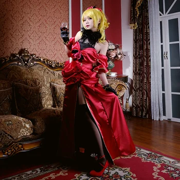 LoveLive! Ayase Eli Masque Ball Halloween Red Party Beauty Dress Cosplay Costume Dress+Gloves+Socks+Neck
LoveLive! Ayase Eli Masque Ball Halloween Red Party Beauty Dress Cosplay Costume Dress+Gloves+Socks+Neck