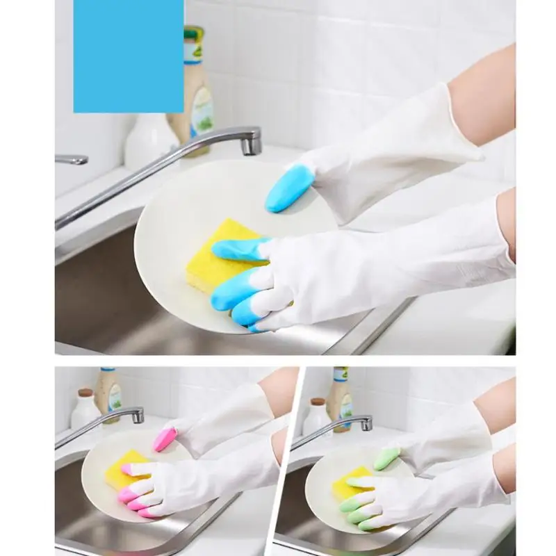Kitchen Rubber Dishwashing Gloves Fine Material Good Elasticity Long Sleeve Wearable Household Cleaning Gloves
Kitchen Rubber Dishwashing Gloves Fine Material Good Elasticity Long Sleeve Wearable Household Cleaning Gloves