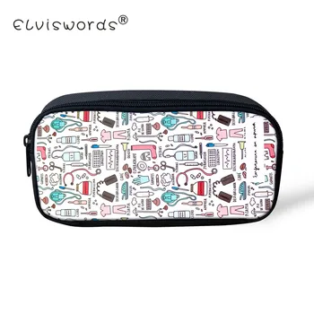 ELVISWORDS Women Comestic Makeup Bag Nurse Medical Pattern Neceser Travel Organizer Cartoon School Kids Storage Pencil Case
ELVISWORDS Women Comestic Makeup Bag Nurse Medical Pattern Neceser Travel Organizer Cartoon School Kids Storage Pencil Case