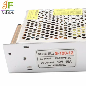 12V 10A 120W Universal Regulated Switching LED cctv Power Supply Transformer for 5050 3528 Led strip Light modules
12V 10A 120W Universal Regulated Switching LED cctv Power Supply Transformer for 5050 3528 Led strip Light modules
