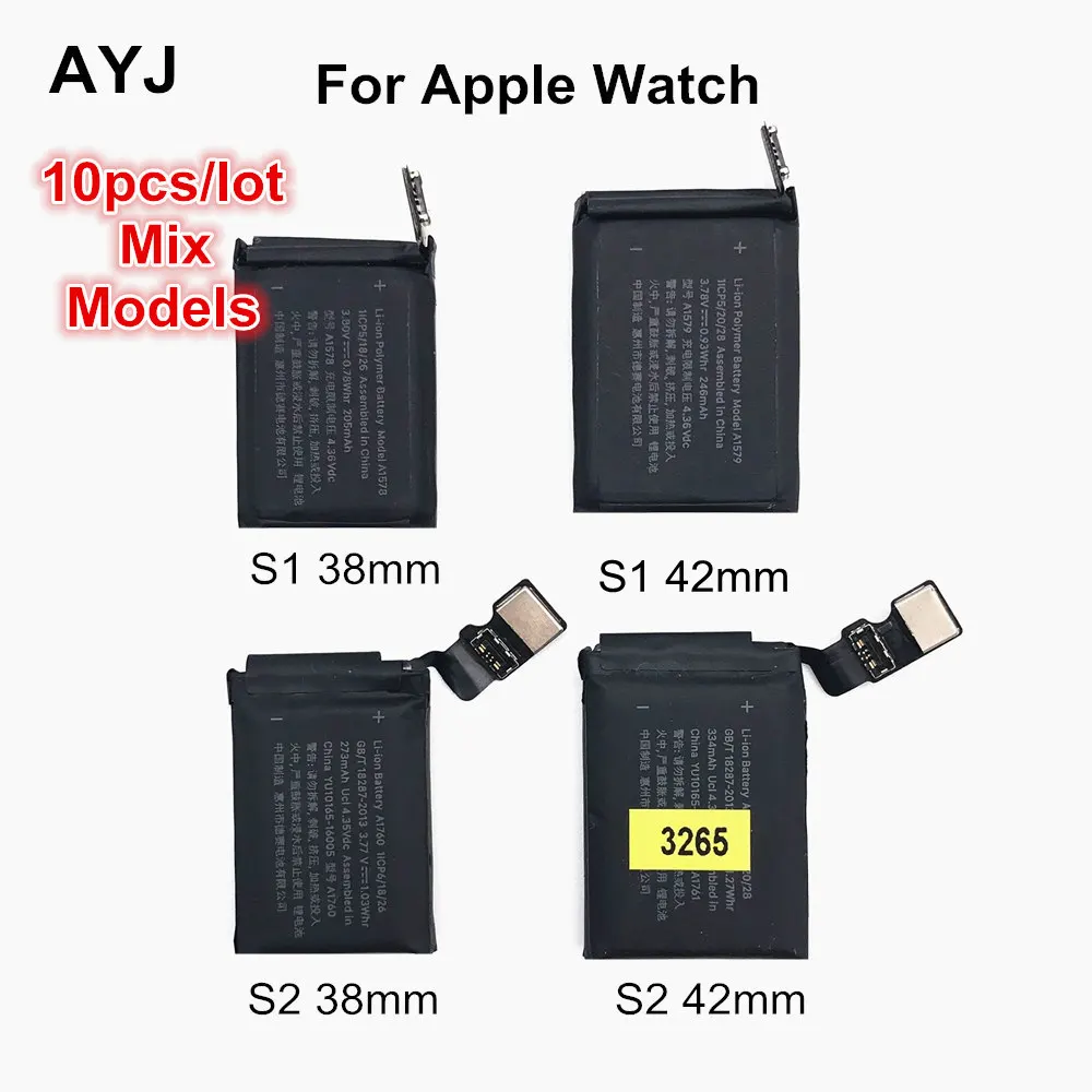 AYJ Original Battery For Apple Watch Series 1 Series 2 38mm 42mm Replacement Real Capacity Series1 Series2 Build-in Battery
AYJ Original Battery For Apple Watch Series 1 Series 2 38mm 42mm Replacement Real Capacity Series1 Series2 Build-in Battery