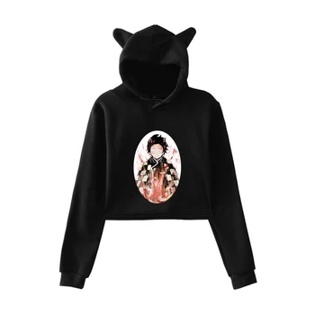 Blade of ghost 2019 fashion print Cat Crop Top Women summer pop Hoodies Sweatshirt Sexy POP K-pop cat hooded Harajuku plus
Blade of ghost 2019 fashion print Cat Crop Top Women summer pop Hoodies Sweatshirt Sexy POP K-pop cat hooded Harajuku plus