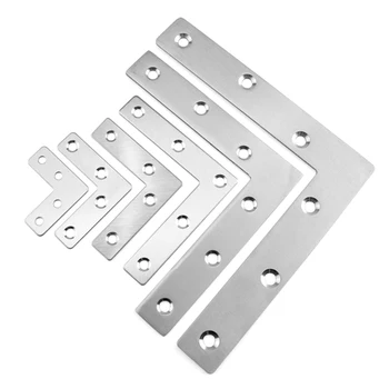 8Pcs Stainless Steel Staight 90 Degrees Furniture Corner Brackets Fittings Straight Brackets Furniture Repair Reinforce
8Pcs Stainless Steel Staight 90 Degrees Furniture Corner Brackets Fittings Straight Brackets Furniture Repair Reinforce