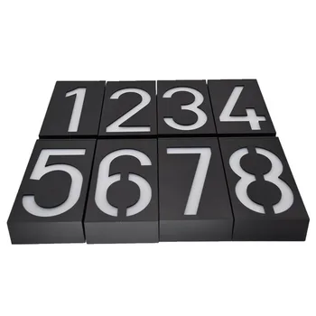 NDTUSMZ 6 LED Solar Outdoor Light Solar Powered Lamp Illumination Doorplate Lamp House Number Porch Lights With Solar Battery 
NDTUSMZ 6 LED Solar Outdoor Light Solar Powered Lamp Illumination Doorplate Lamp House Number Porch Lights With Solar Battery