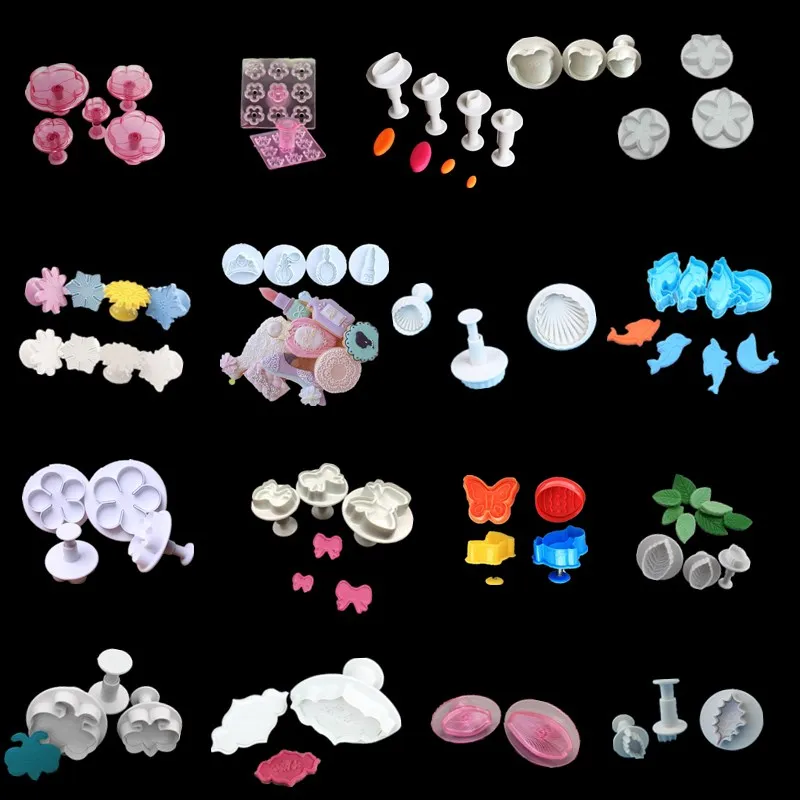 One Set Rose Flower Leaf Set Plastic Plunger Dough Ice Pastry Slicer Cutter Cookie Mold Cake Decorating Tools
One Set Rose Flower Leaf Set Plastic Plunger Dough Ice Pastry Slicer Cutter Cookie Mold Cake Decorating Tools