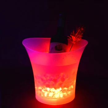 Pokich 7 Color LED Waterproof Plastic Ice Bucket Color Bars Nightclubs Light Up Champagne Beer Bucket Bars Night Party 5L
Pokich 7 Color LED Waterproof Plastic Ice Bucket Color Bars Nightclubs Light Up Champagne Beer Bucket Bars Night Party 5L