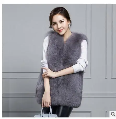 S/5Xl Womens Faux Fur Long Section V Neck Large Size Vests Female Fox Fur Manmade Fur Waistcoats Ladies Autumn Vests J1648-17
S/5Xl Womens Faux Fur Long Section V Neck Large Size Vests Female Fox Fur Manmade Fur Waistcoats Ladies Autumn Vests J1648-17
