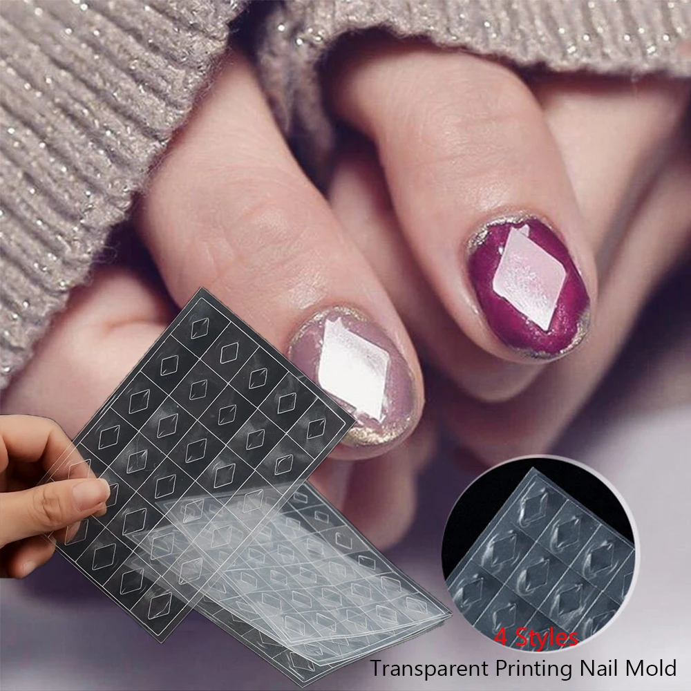 New 1 Sheet Plastic Nail Art Gem Stickers Transparent Printing Nail Mold Decoration DIY Manicure Nail Art Tools For Decals
New 1 Sheet Plastic Nail Art Gem Stickers Transparent Printing Nail Mold Decoration DIY Manicure Nail Art Tools For Decals
