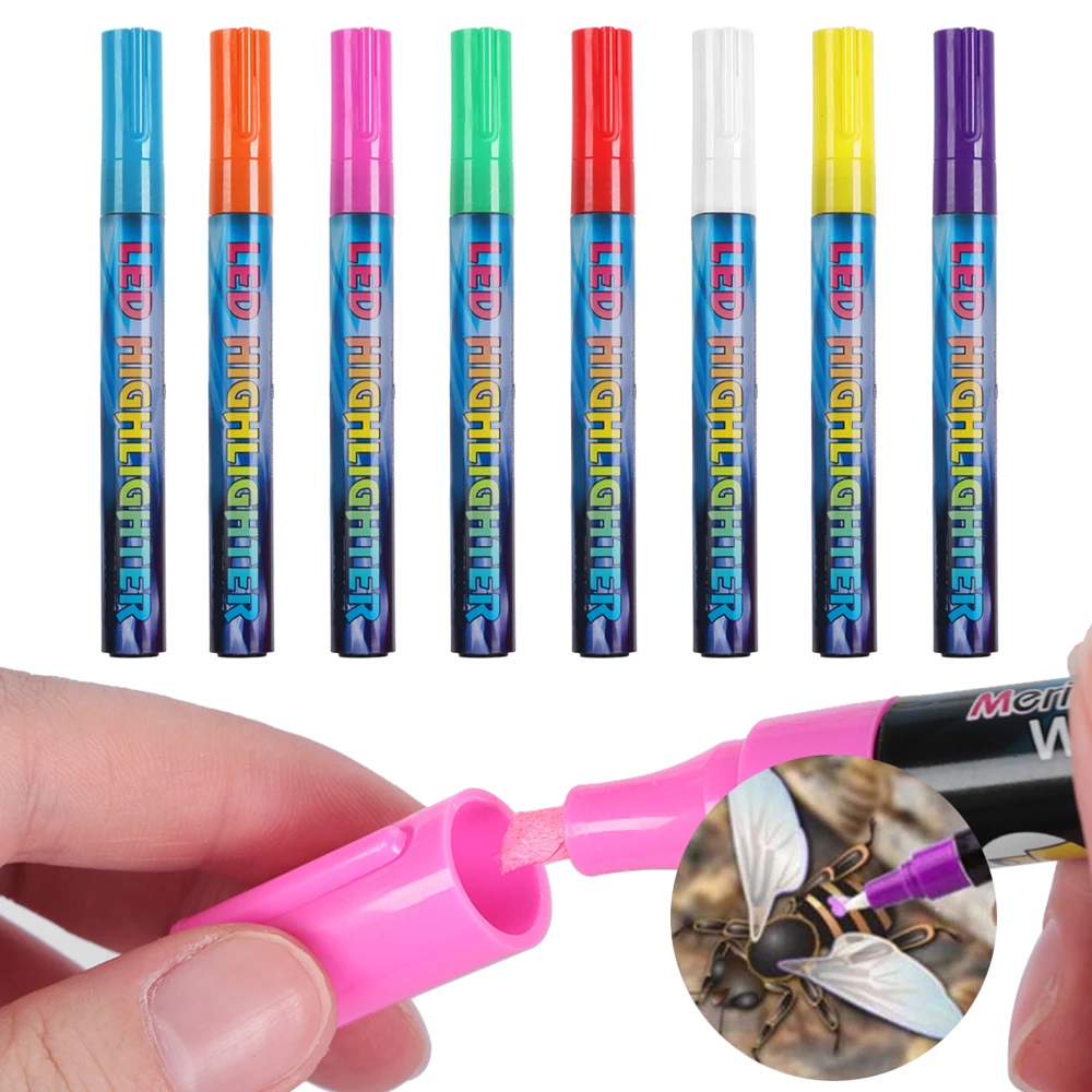 LED Highlighter Queen Bee Marker Pen Pens Bevel Tip Brush Multicolor Beekeeper Equip Beehive Beekeeping Tools
LED Highlighter Queen Bee Marker Pen Pens Bevel Tip Brush Multicolor Beekeeper Equip Beehive Beekeeping Tools