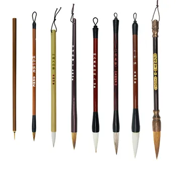 Chinese Calligraphy Brushes Pen Chinese Painting Brush Set Landscape Peony Watercolor Painting Weasel Hair Woolen Hair Brush Pen
Chinese Calligraphy Brushes Pen Chinese Painting Brush Set Landscape Peony Watercolor Painting Weasel Hair Woolen Hair Brush Pen