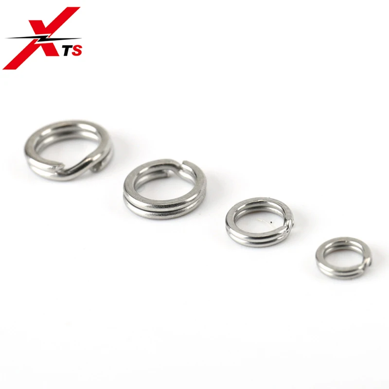 XTS Fishing Accessaries Split Ring 1#/2#/3#/4# High Quality Imported High-strength Stainless Steel Split Ring
XTS Fishing Accessaries Split Ring 1#/2#/3#/4# High Quality Imported High-strength Stainless Steel Split Ring