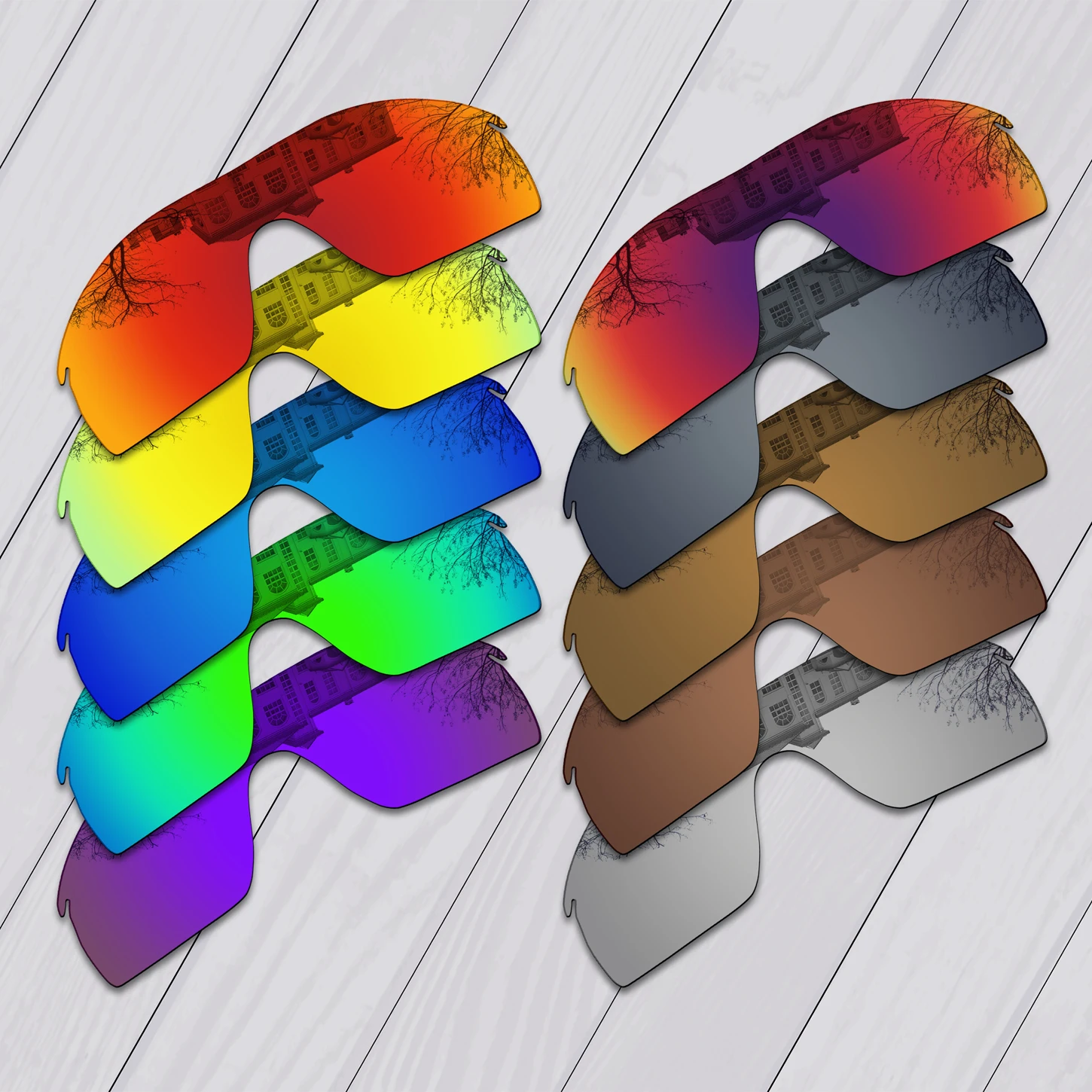 E.O.S Polarized Enhanced Replacement Lenses for Oakley RadarLock XL Sunglasses - Multiple Choice
E.O.S Polarized Enhanced Replacement Lenses for Oakley RadarLock XL Sunglasses - Multiple Choice