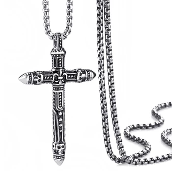 Elfasio Mens Boys Cross 316L Stainless Steel Pendant Necklace Chain Jewelry Length 45-90cm
Elfasio Mens Boys Cross 316L Stainless Steel Pendant Necklace Chain Jewelry Length 45-90cm