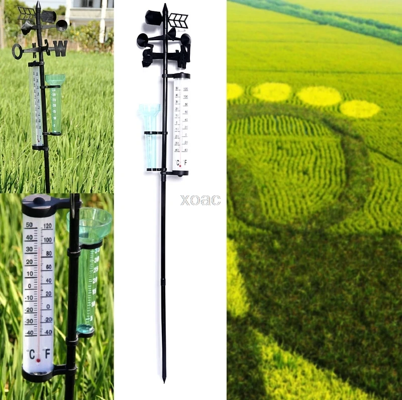 Garden Outdoor Weather Station Meteorological Measurer Vane Tool Wind Rain Gauge M13 dropship
Garden Outdoor Weather Station Meteorological Measurer Vane Tool Wind Rain Gauge M13 dropship